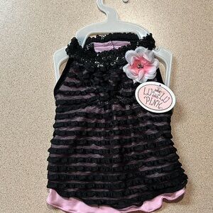 Lulu pink dog dress size S
